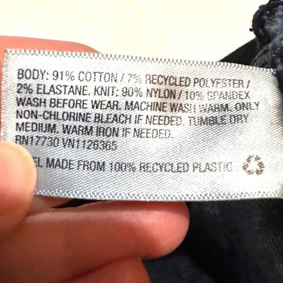 Isabel Maternity Roll Cuff Denim Shorts Women's Maternity Size 4 - Picture 7 of 7